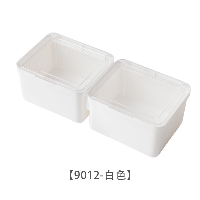 Small Storage Box Transparent Desktop Small Objects Sundries With Lid Storage Box Plastic Card Drawer Organizing Box - Image 1